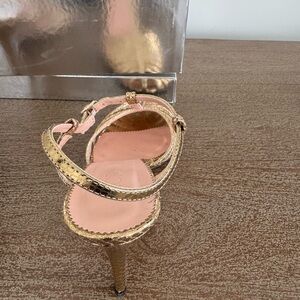 J. Crew Shimmering Gold Heels